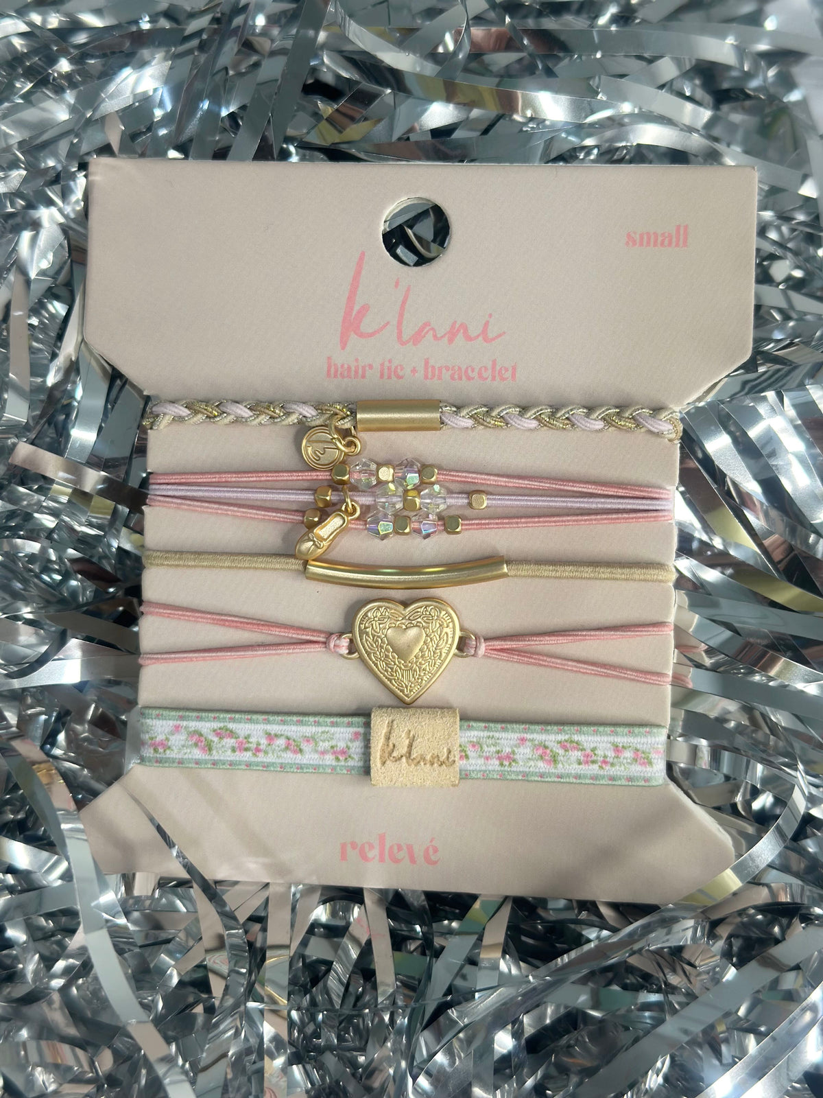 k'lani hair tie and bracelet - releve