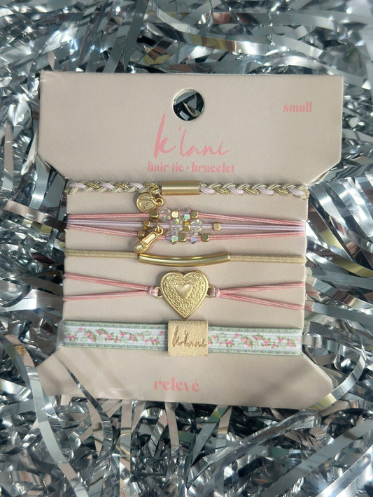 k'lani hair tie and bracelet - releve