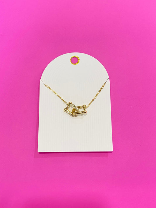 the goldie necklace - locked in