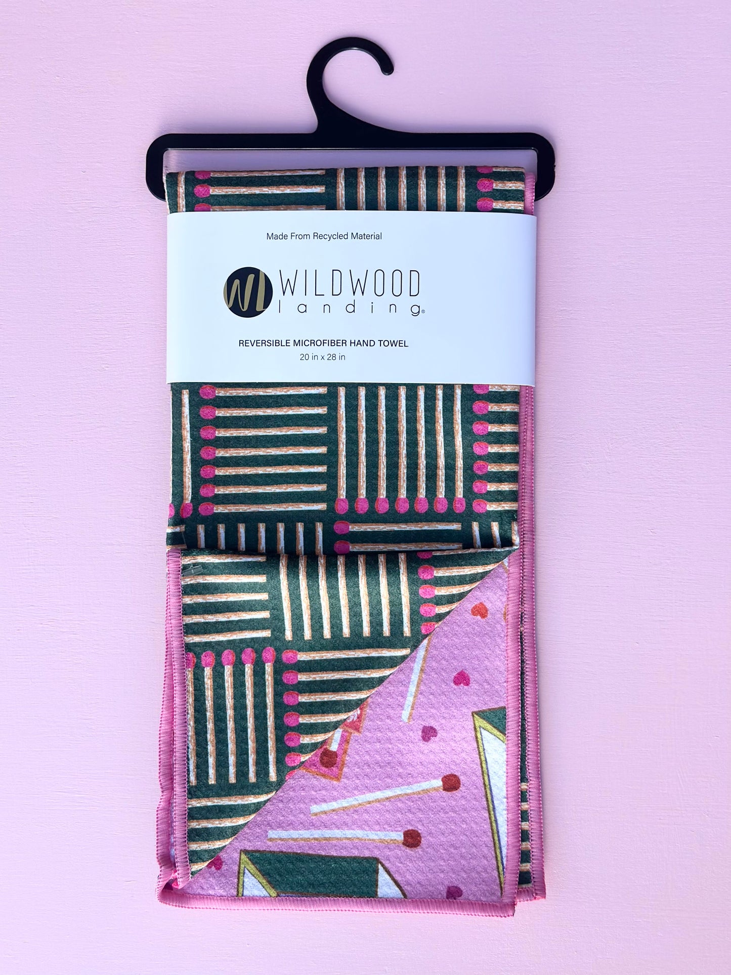 wildwood landing hand towel - spark