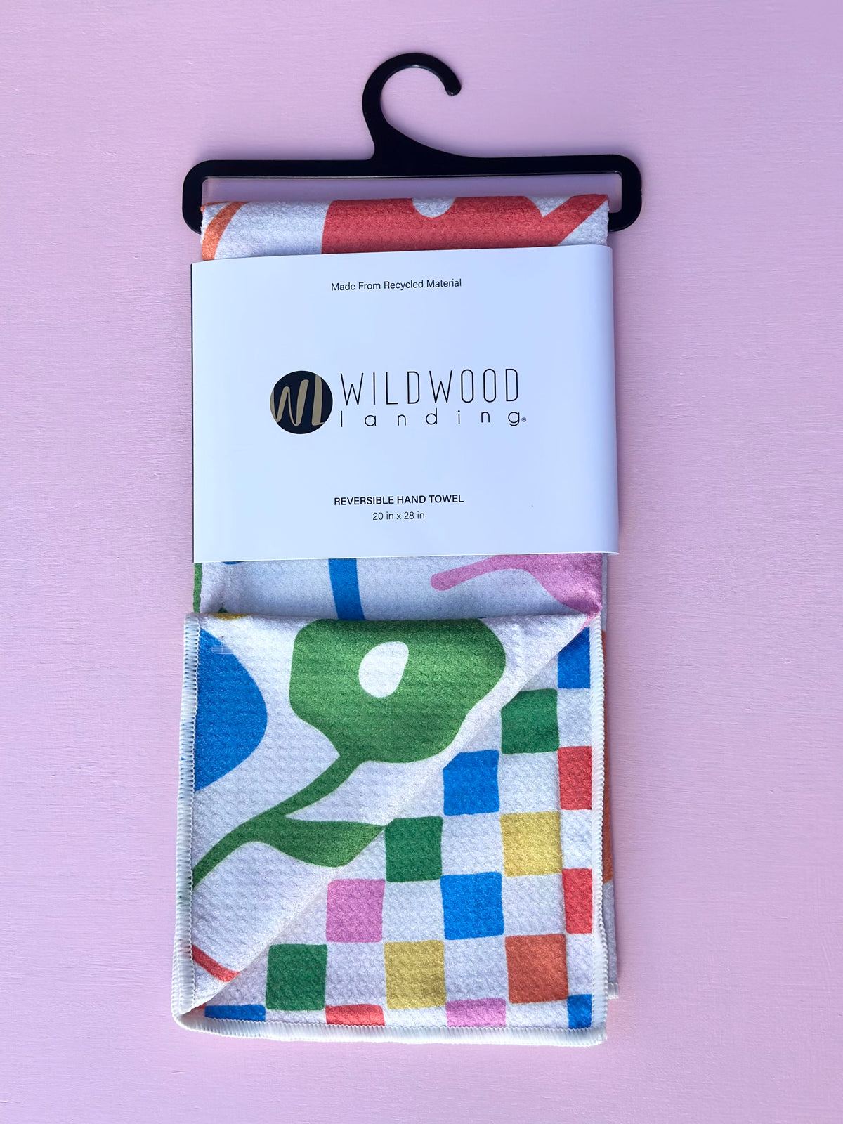 wildwood landing hand towel - vivid vibes