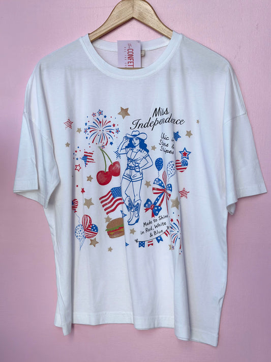 the miss independence tee