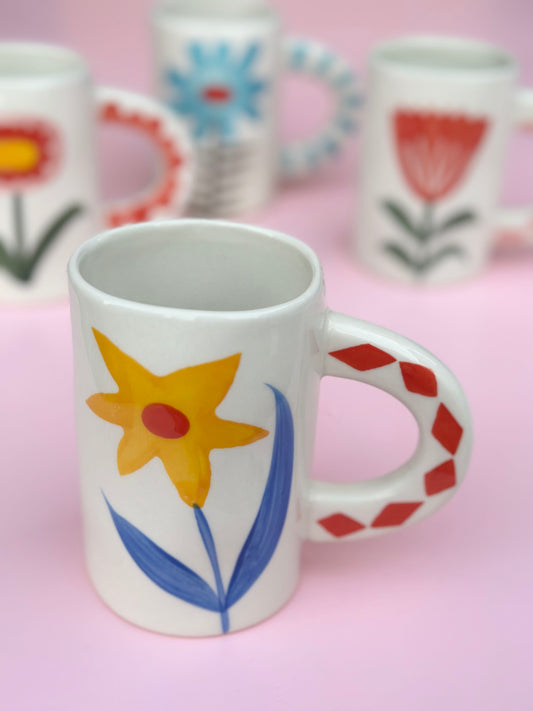 the bloom mug - yellow