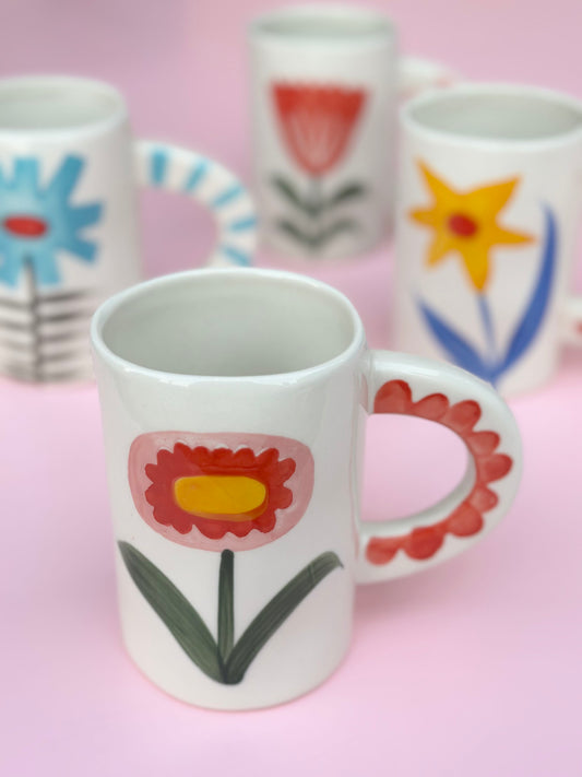 the bloom mug - pink