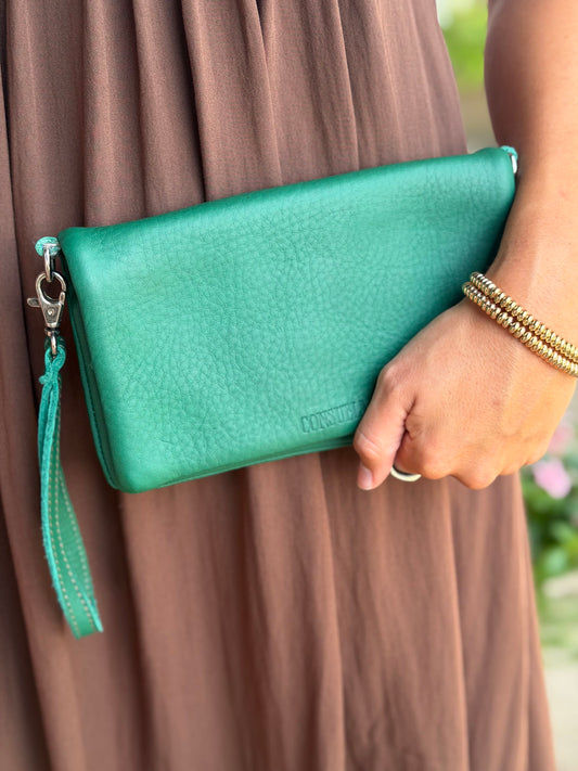 uptown crossbody - teal