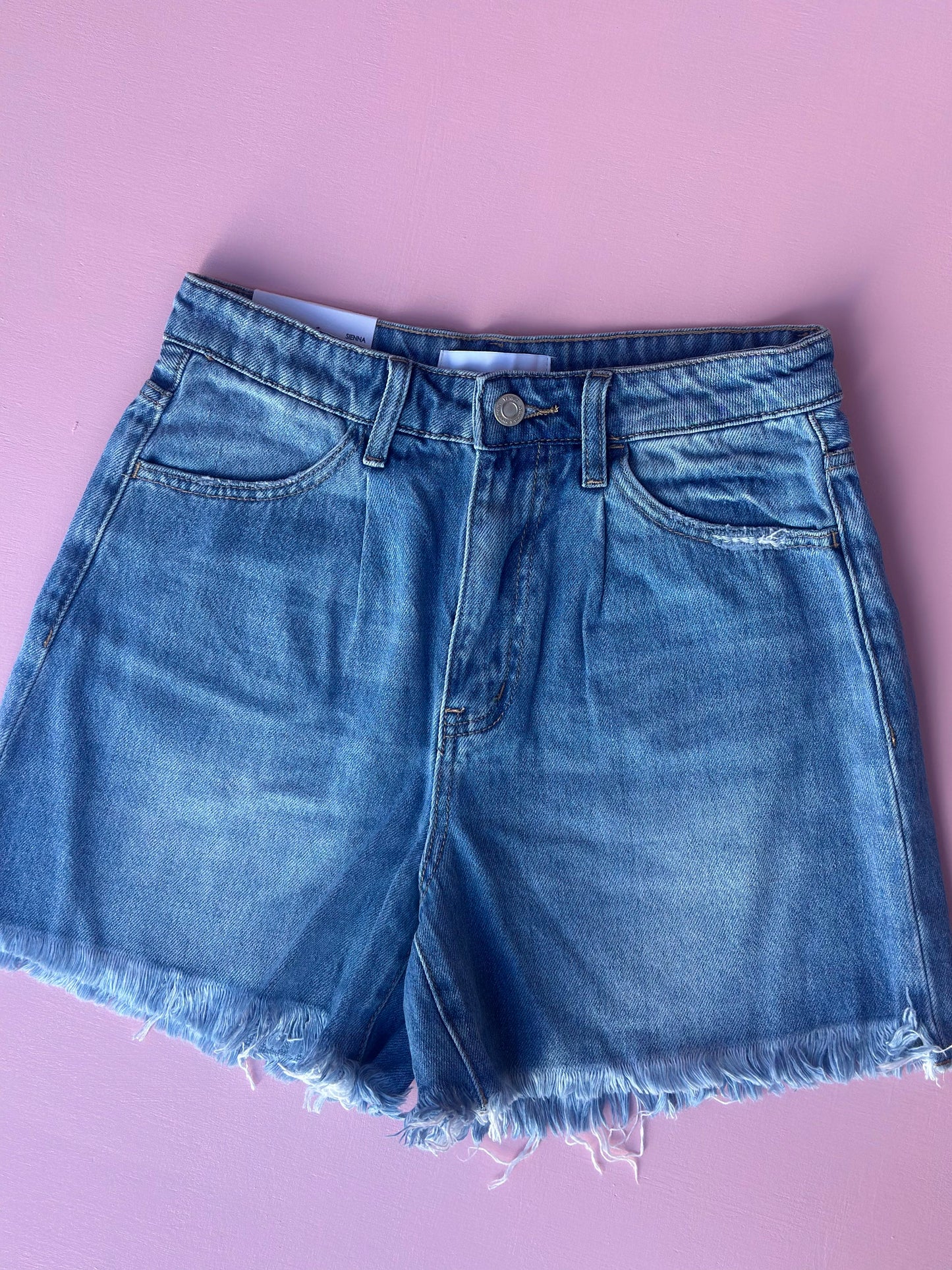 the invigorated denim shorts