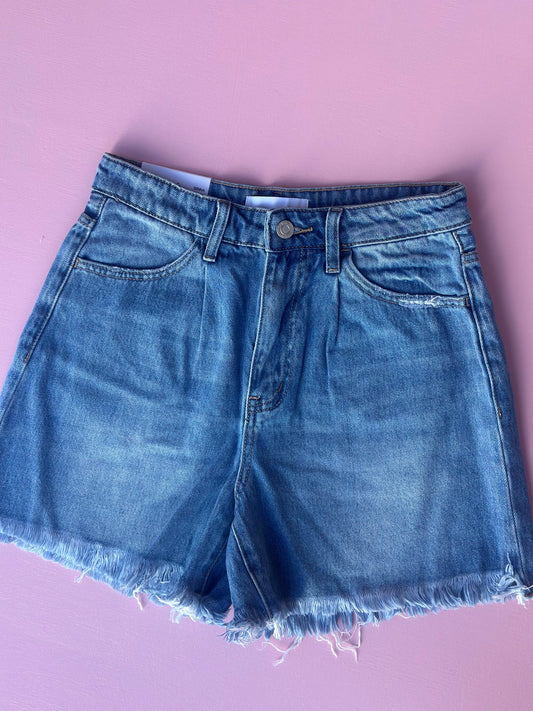 the invigorated denim shorts