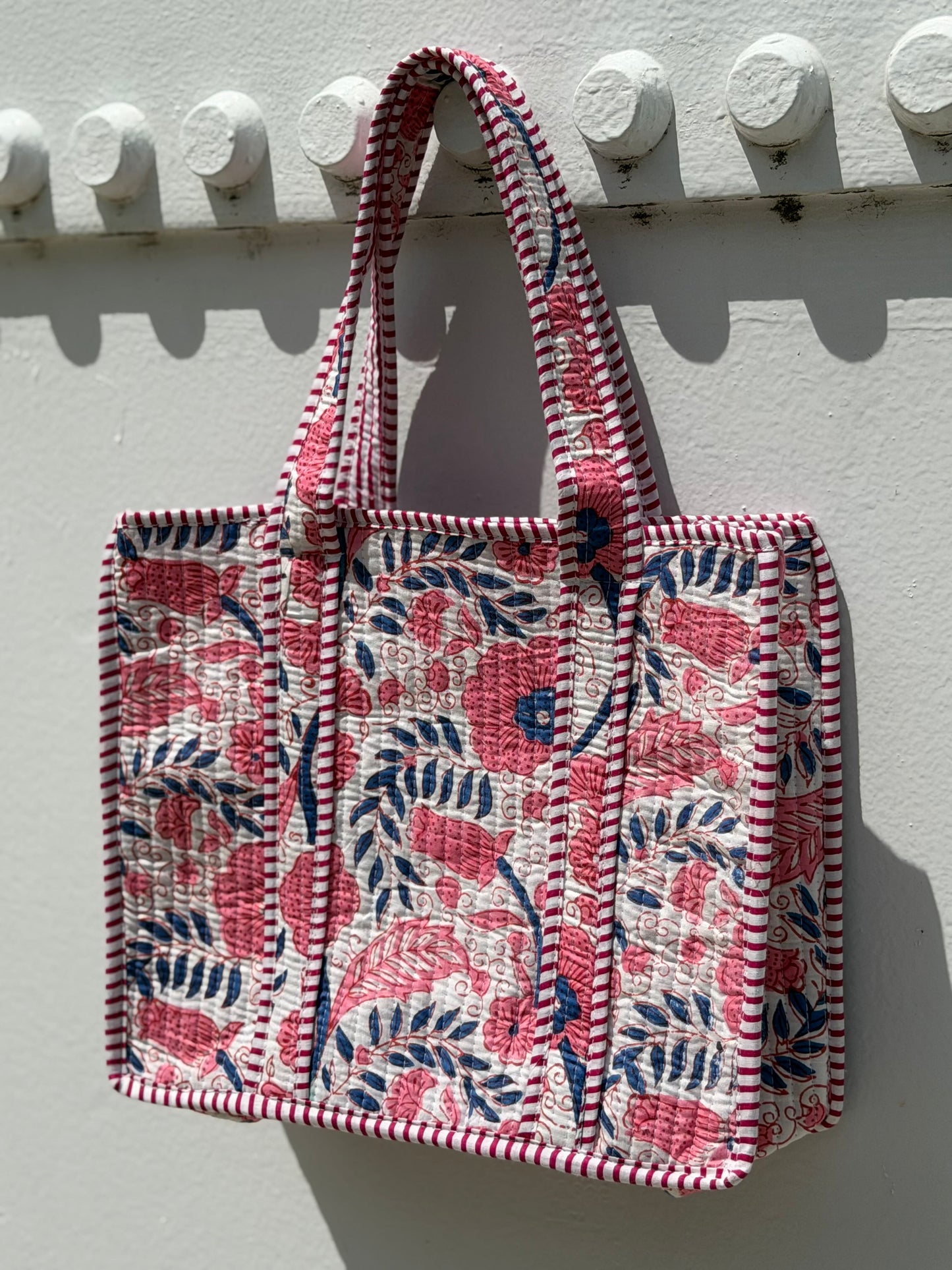 the park quilted tote