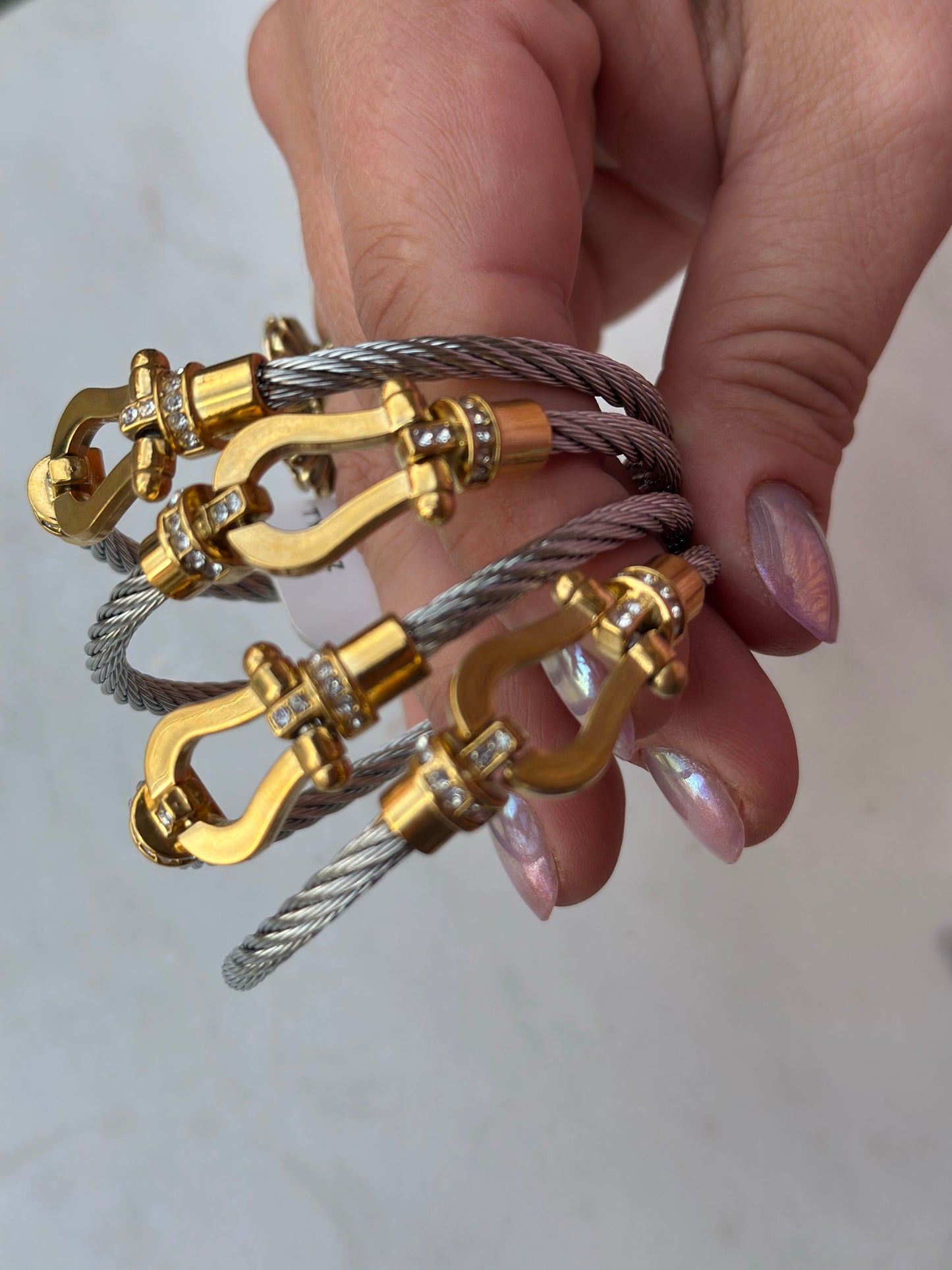 horsebit rope bracelet