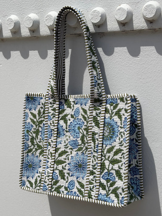 the park quilted tote