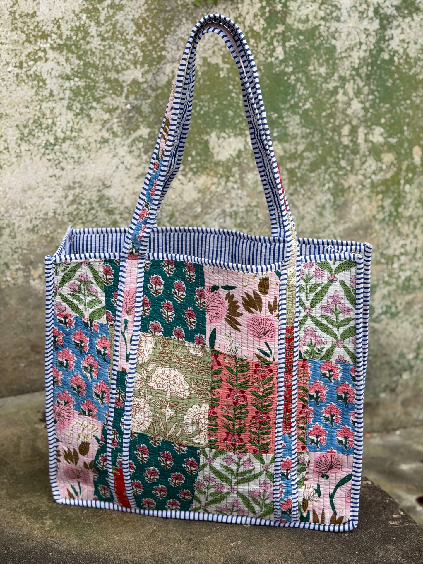 the park quilted tote