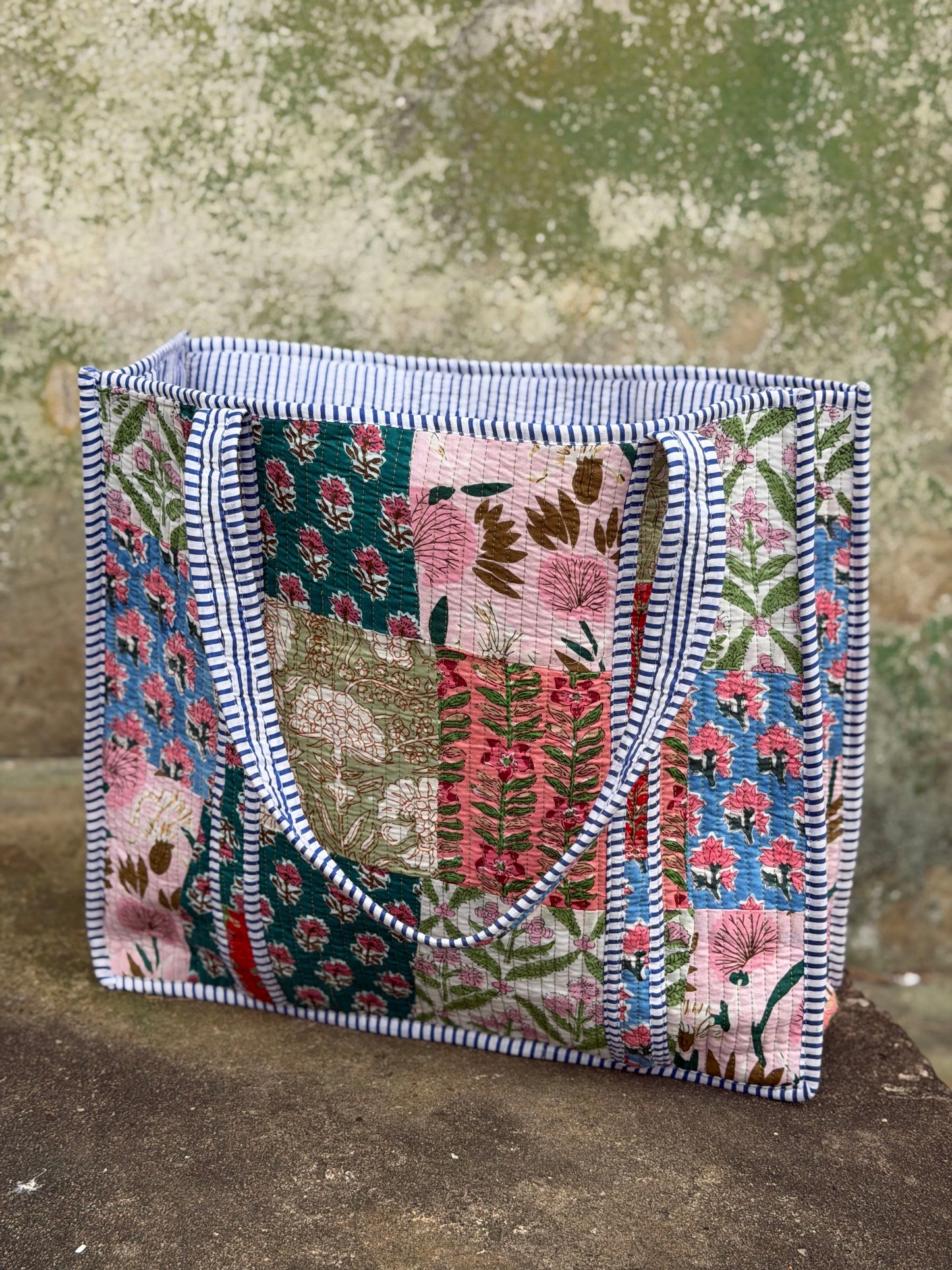 the park quilted tote