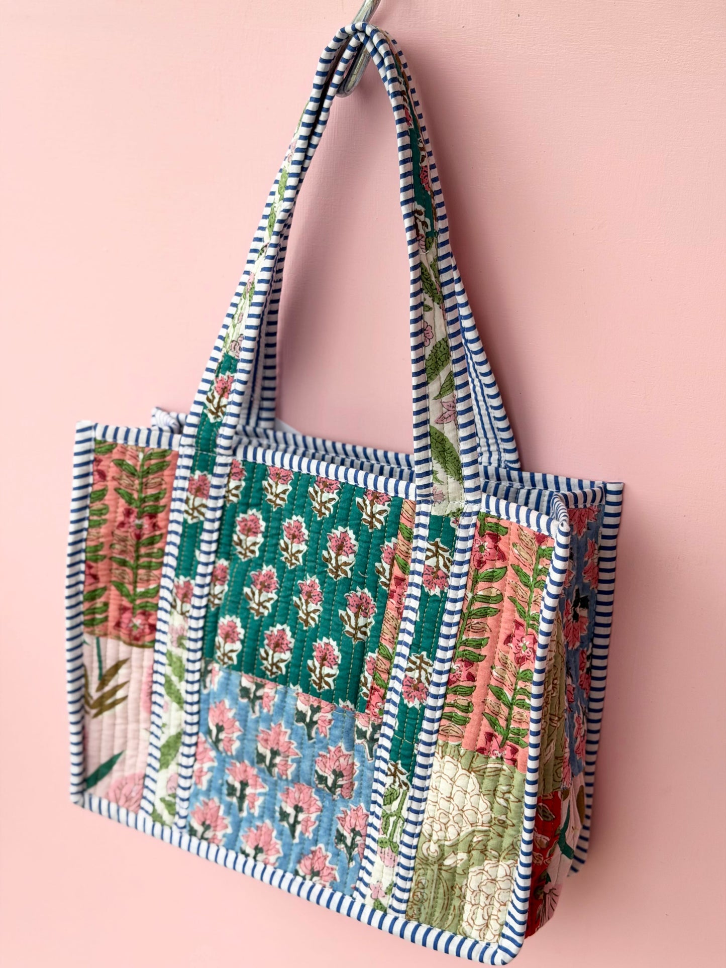 the park quilted tote