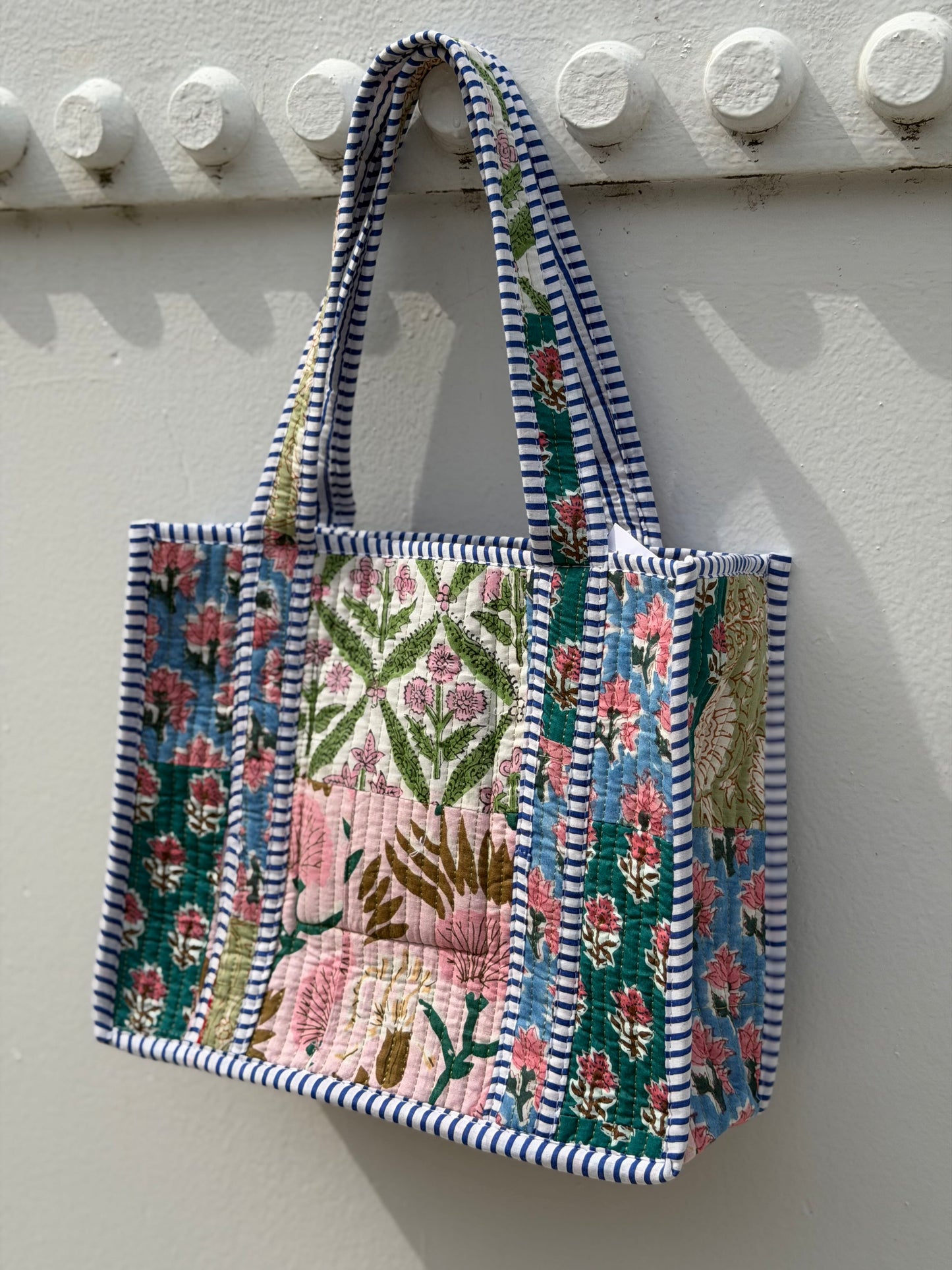 the park quilted tote