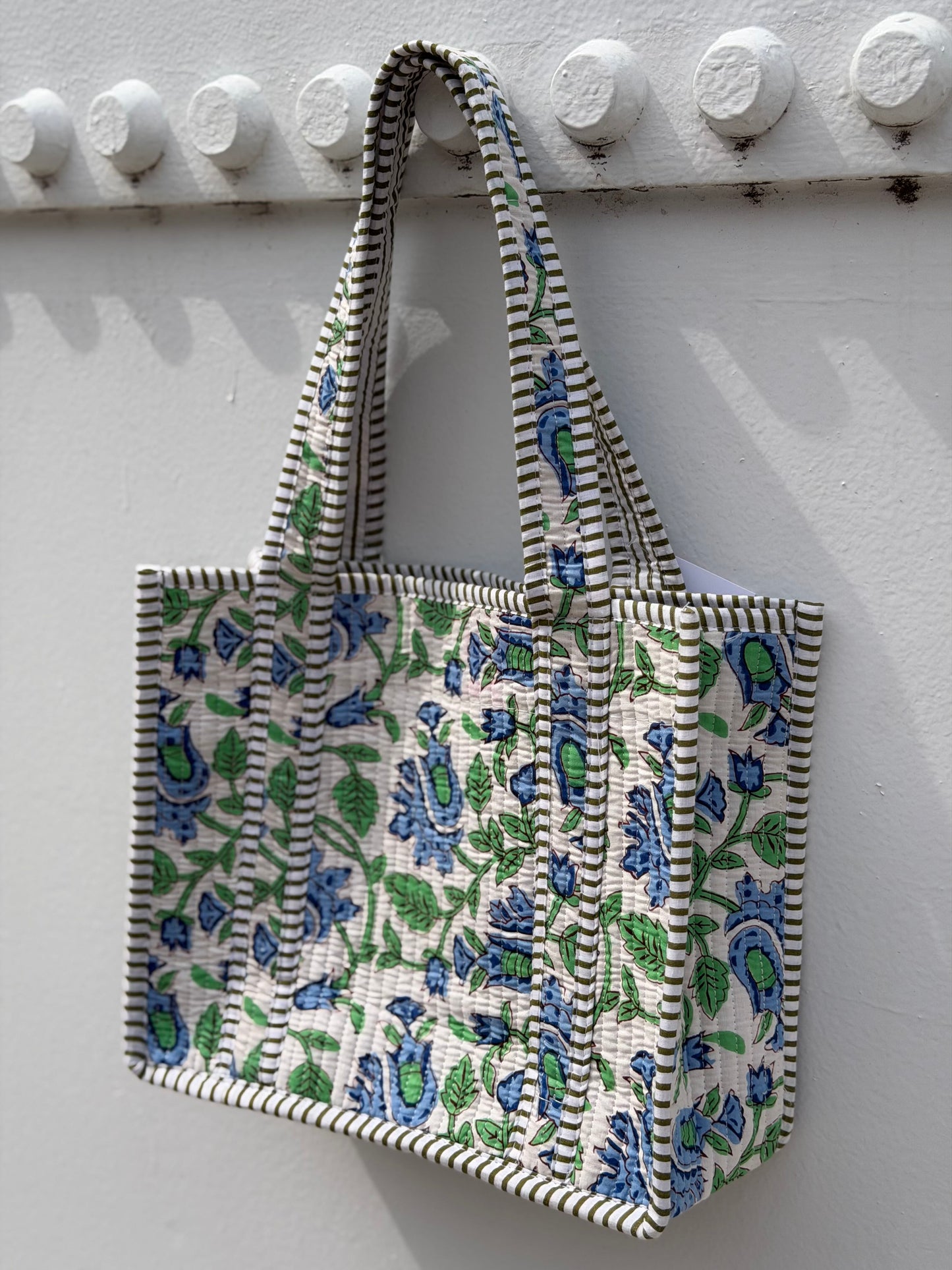 the park quilted tote