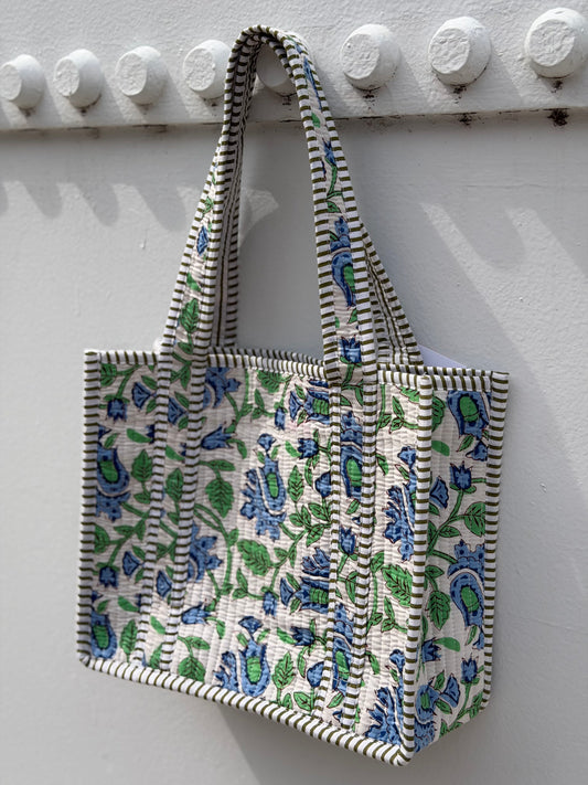 the park quilted tote