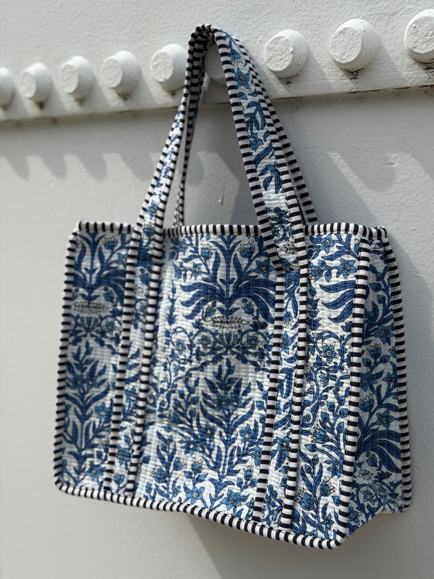 the park quilted tote