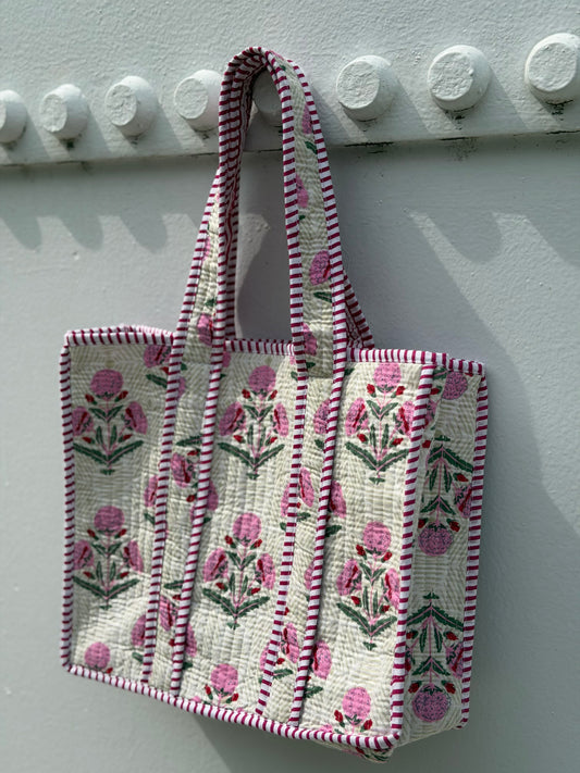 the park quilted tote