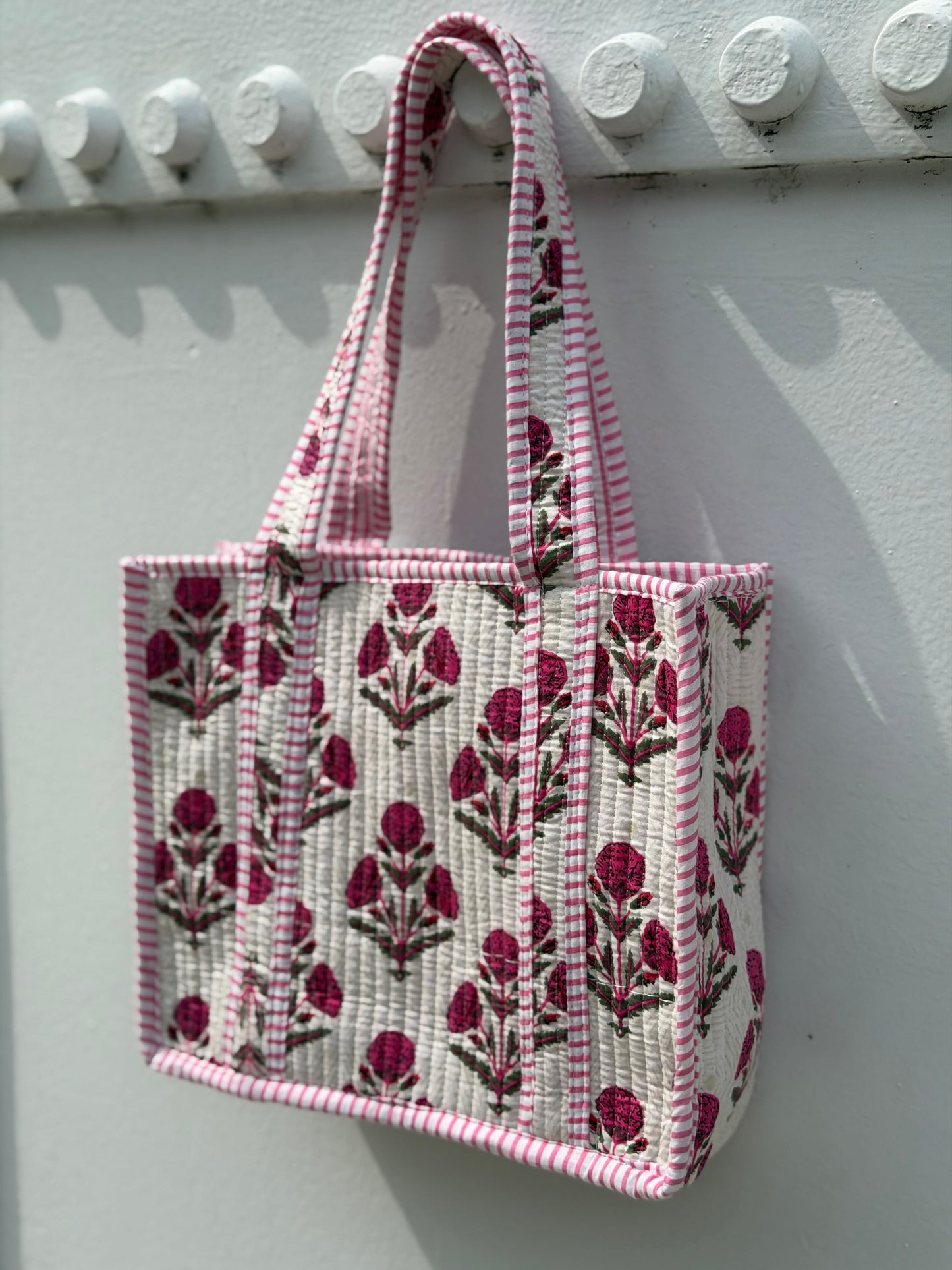 the park quilted tote