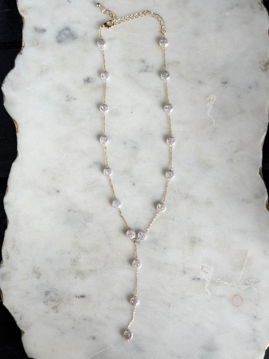 drop the pearls necklace