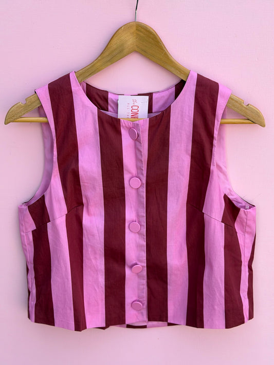 the sally stripe top