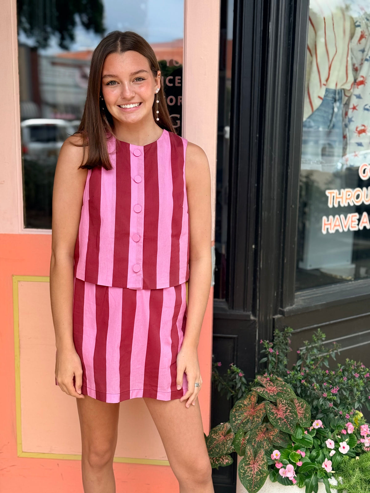 the sally stripe top