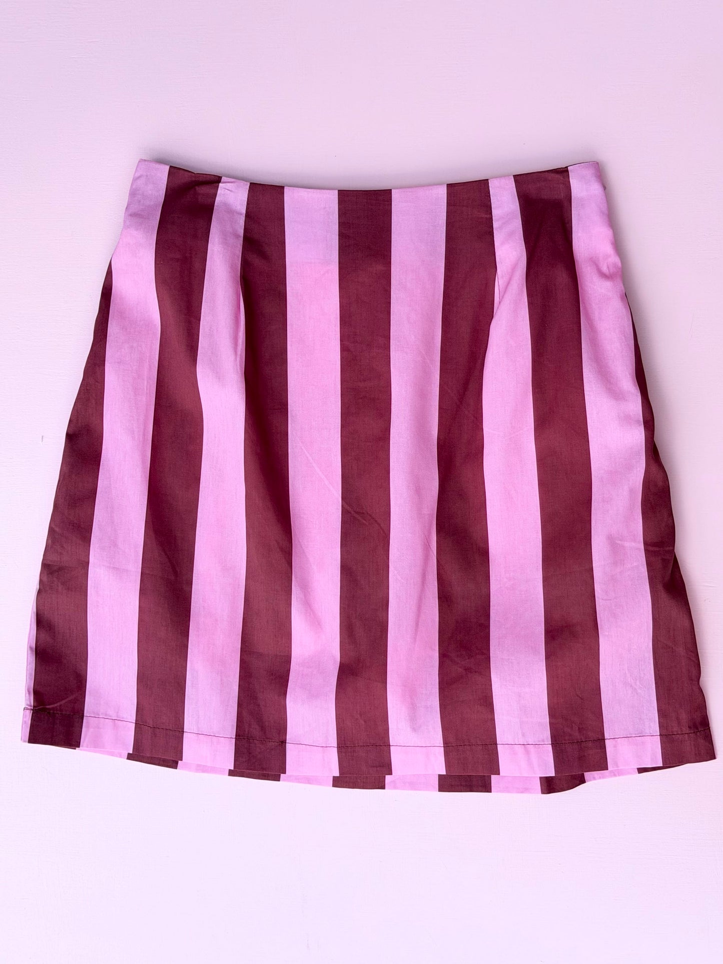 the sally stripe skirt