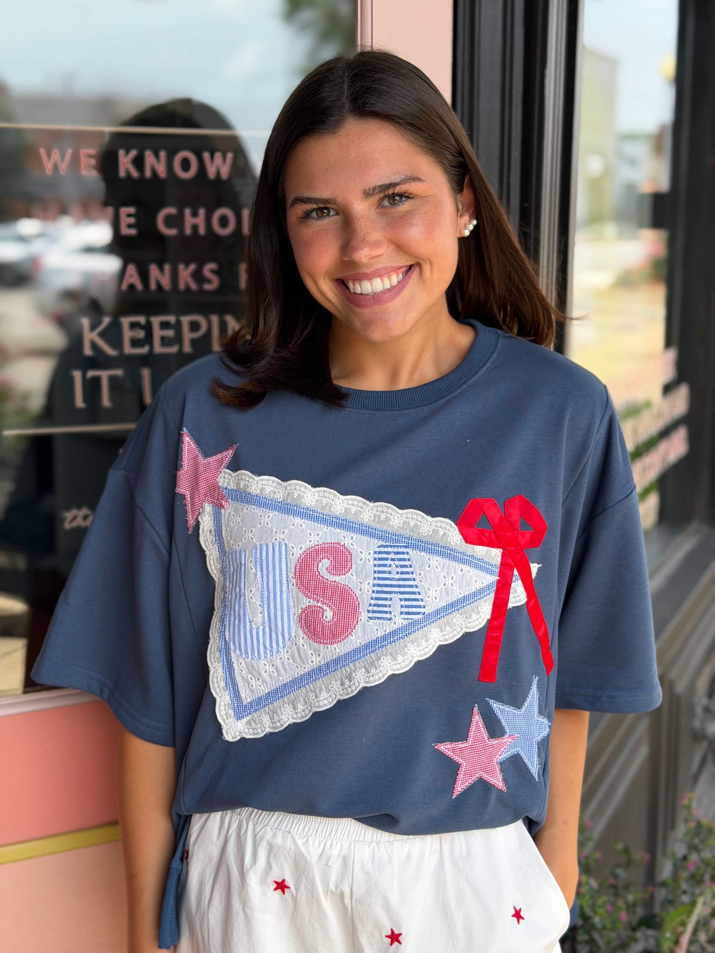 the USA pennant shirt