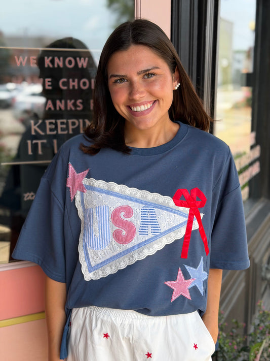the USA pennant shirt