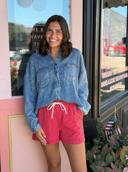 the denim on deck top