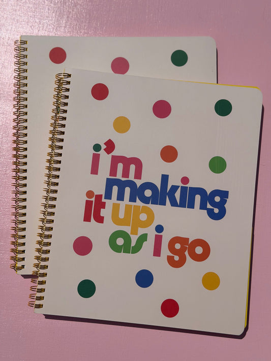 rough draft notebook - making it up as i go