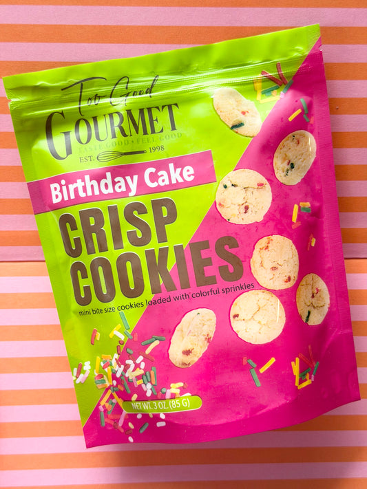 birthday cake crisp cookies