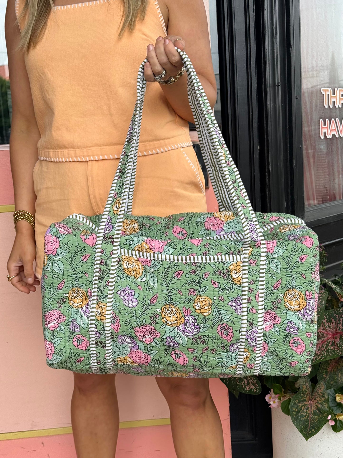 the park quilted duffle