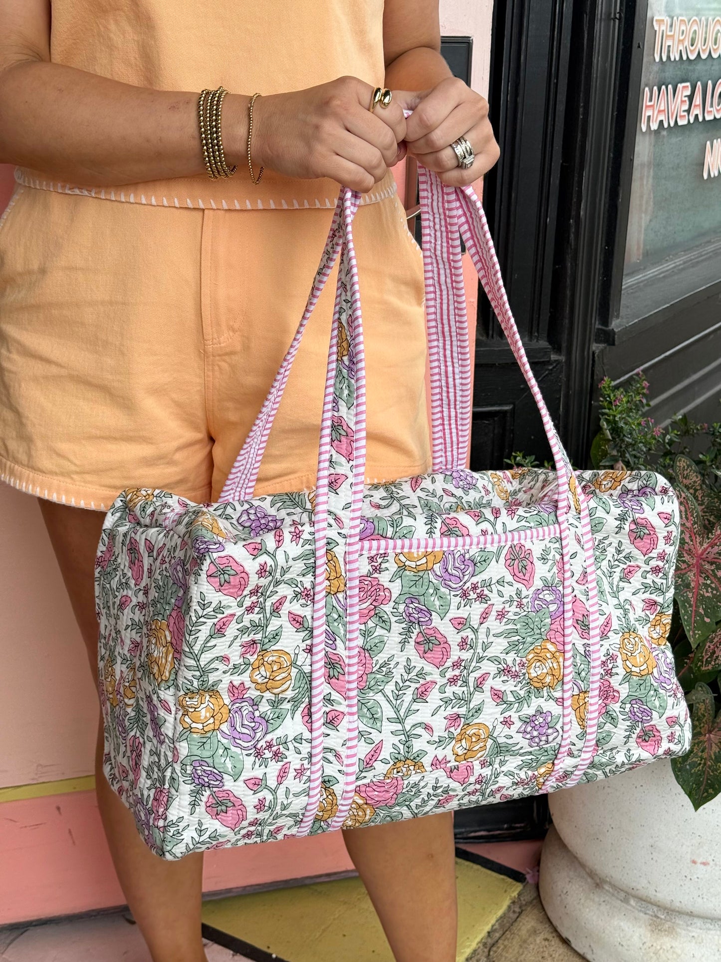 the park quilted duffle