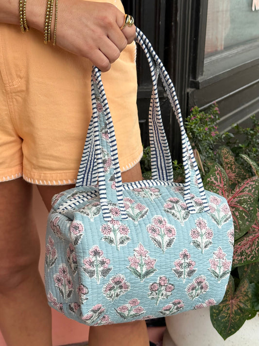 the park quilted mini duffle