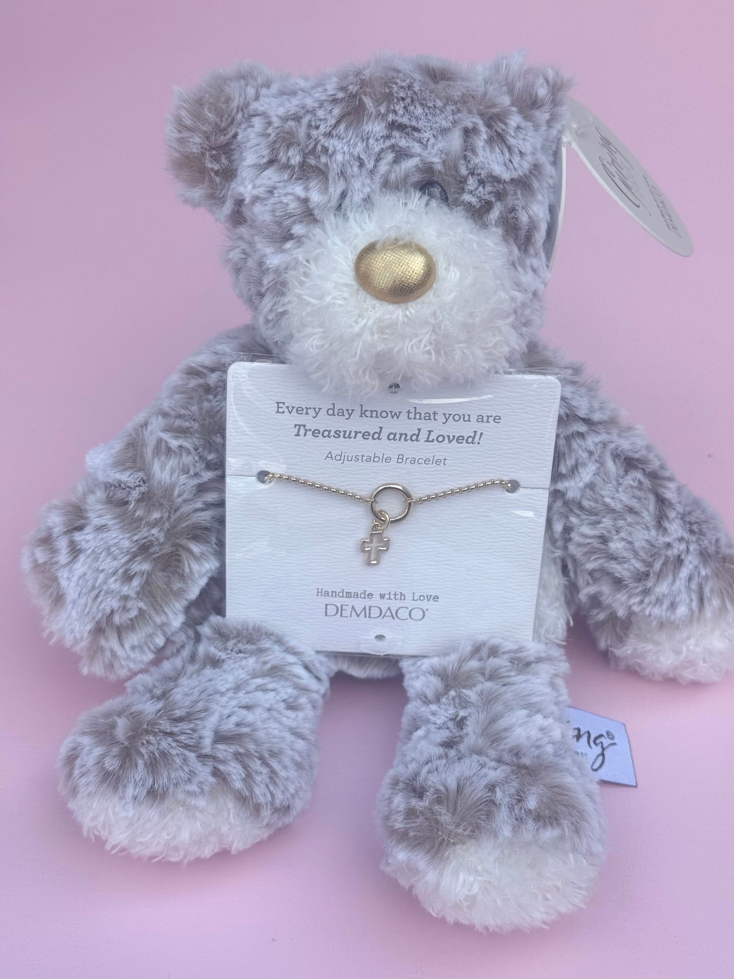 mini giving bear - blessed