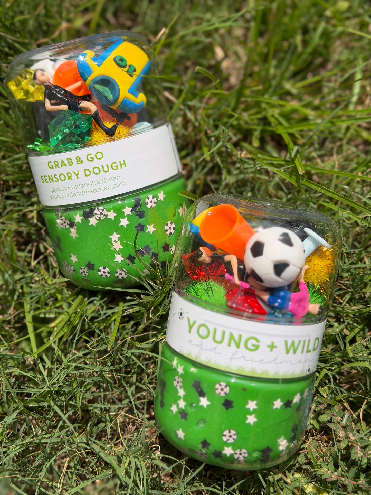 grab and go jar - soccer