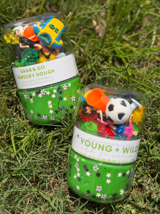 grab and go jar - soccer