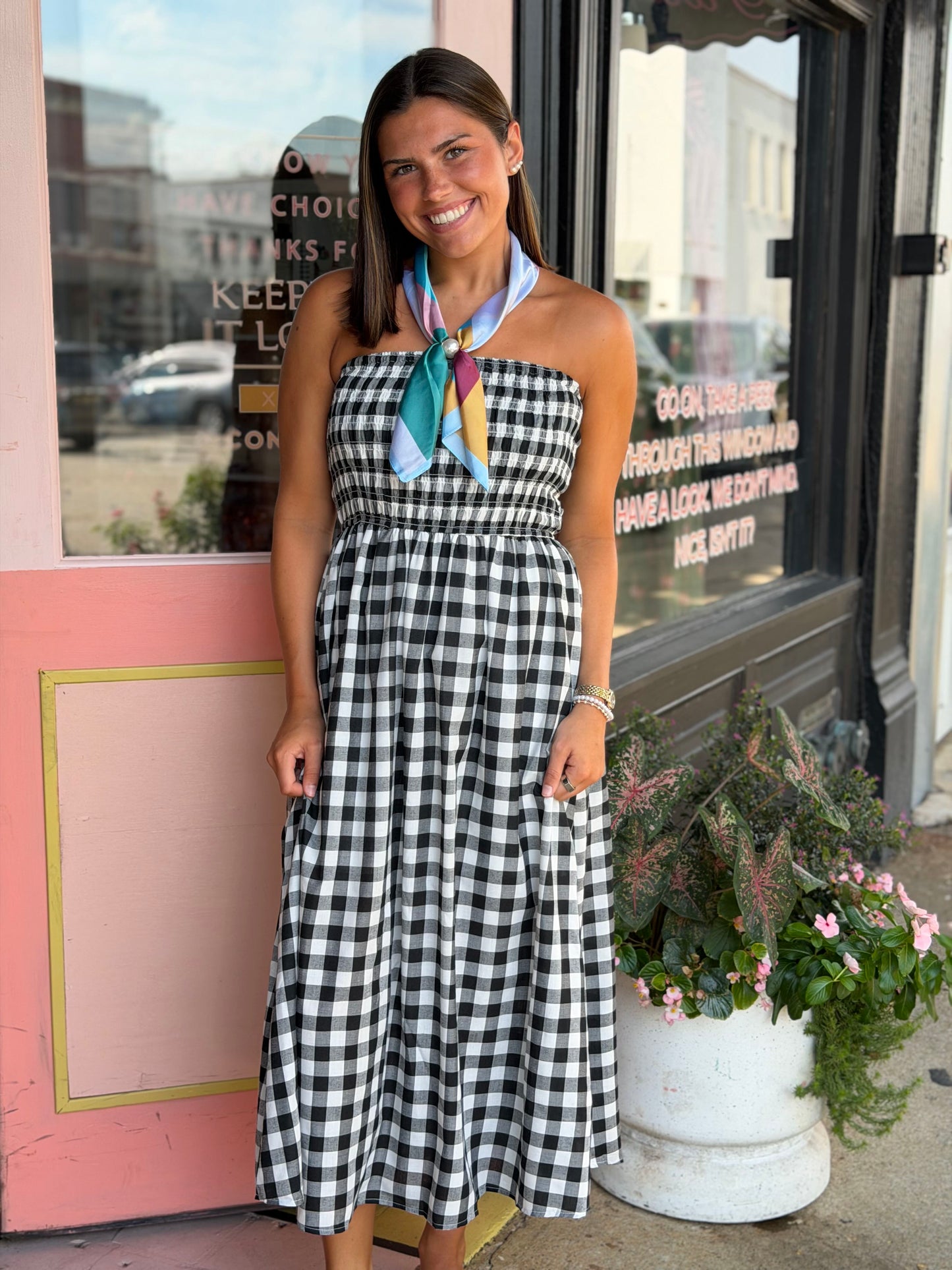 the backyard brunch dress