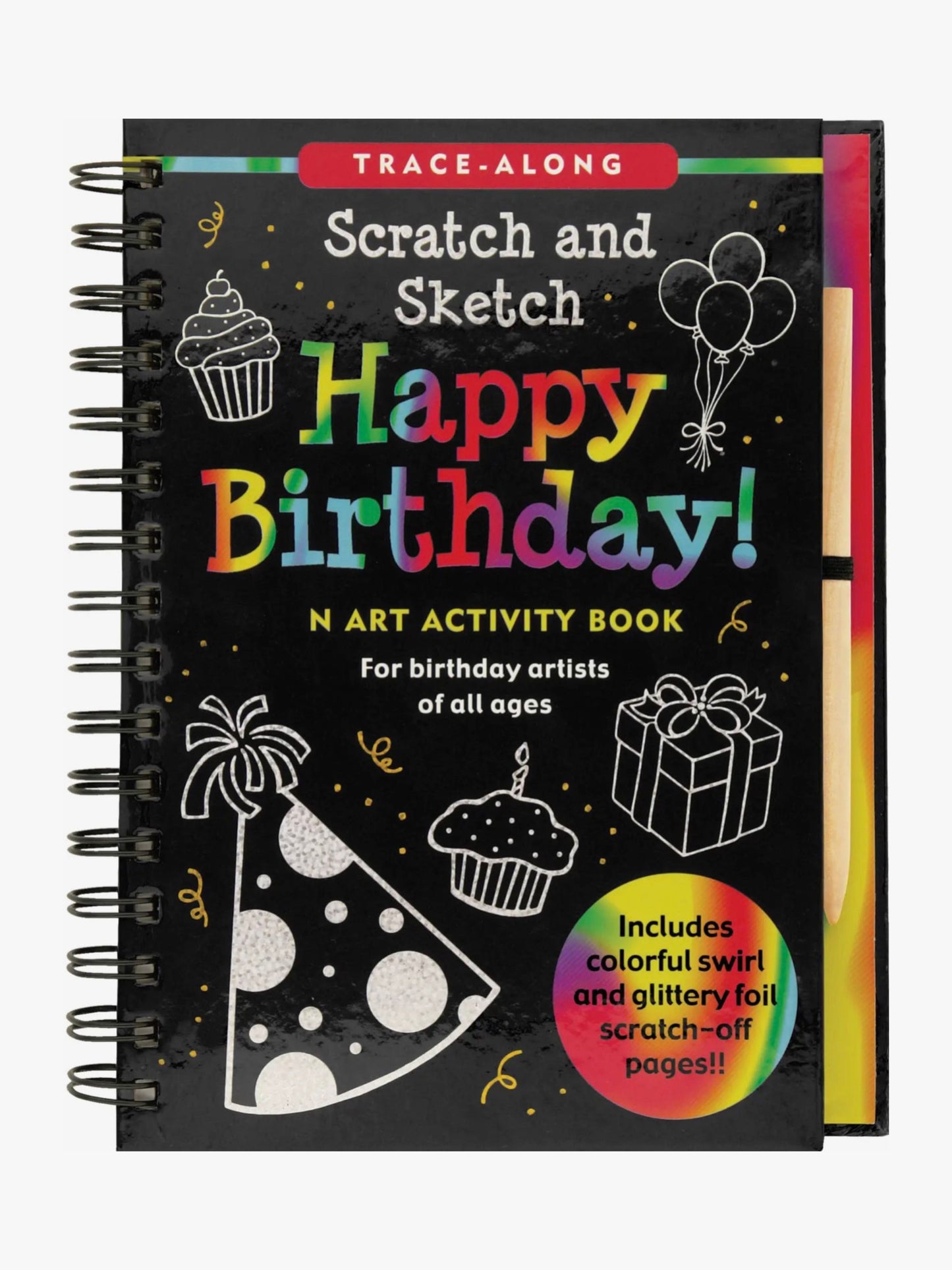 scratch and sketch - happy birthday