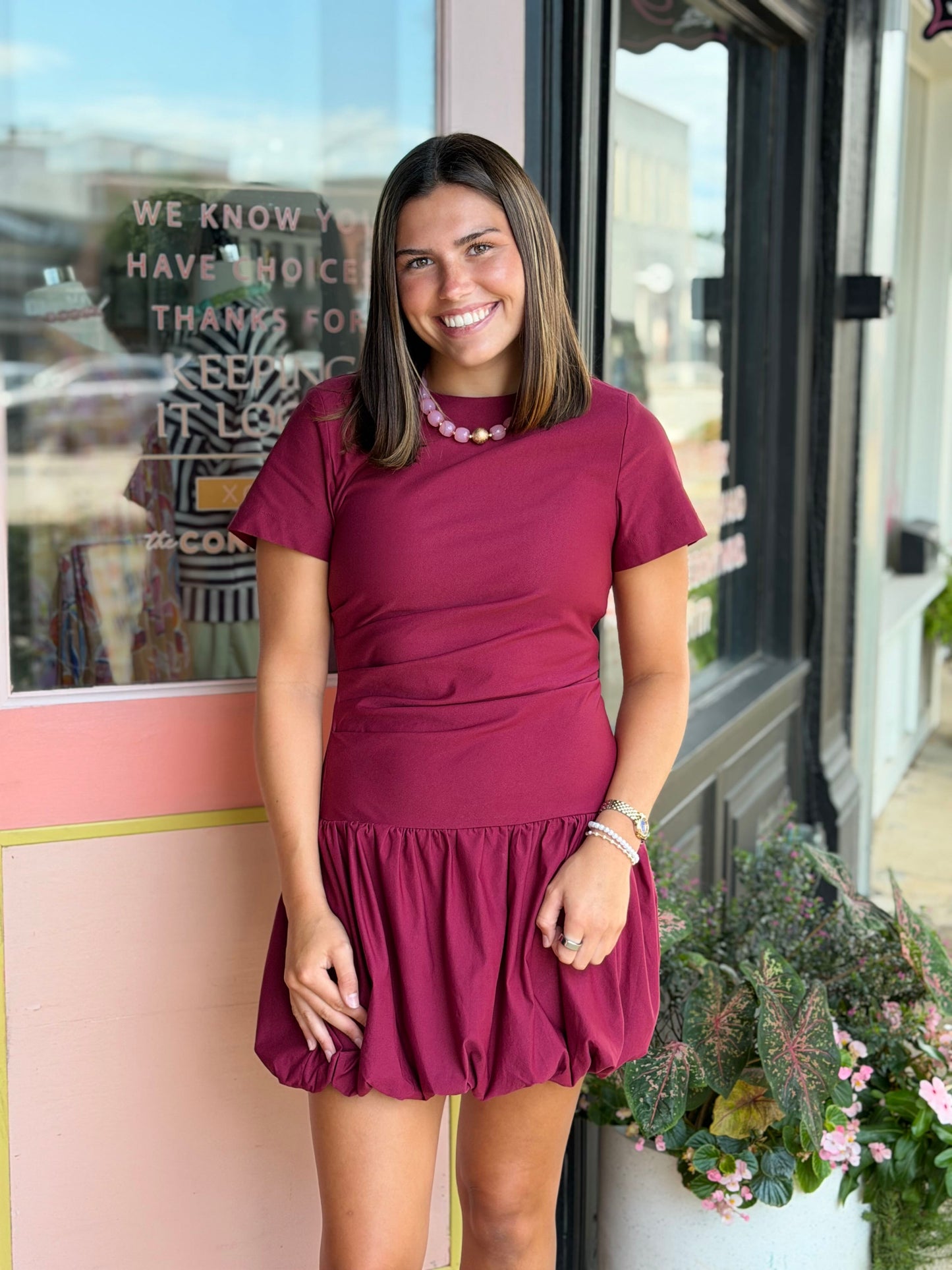 the cabernet crush dress