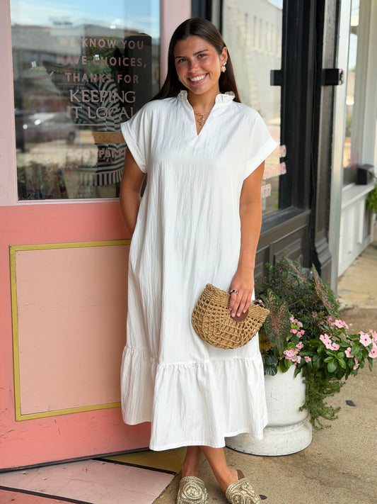 the moonstone midi dress