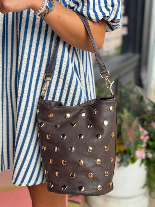 the total stud handbag