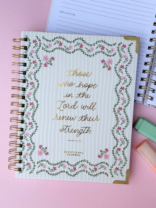 devotional journal - those who hope