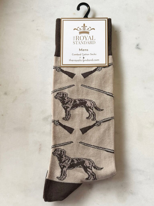 men's socks - bird dog