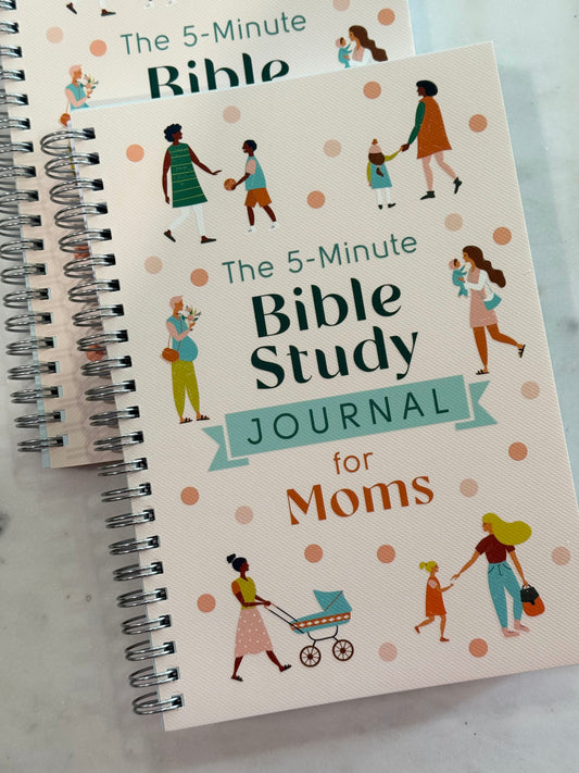 the 5 minute bible study journal for moms