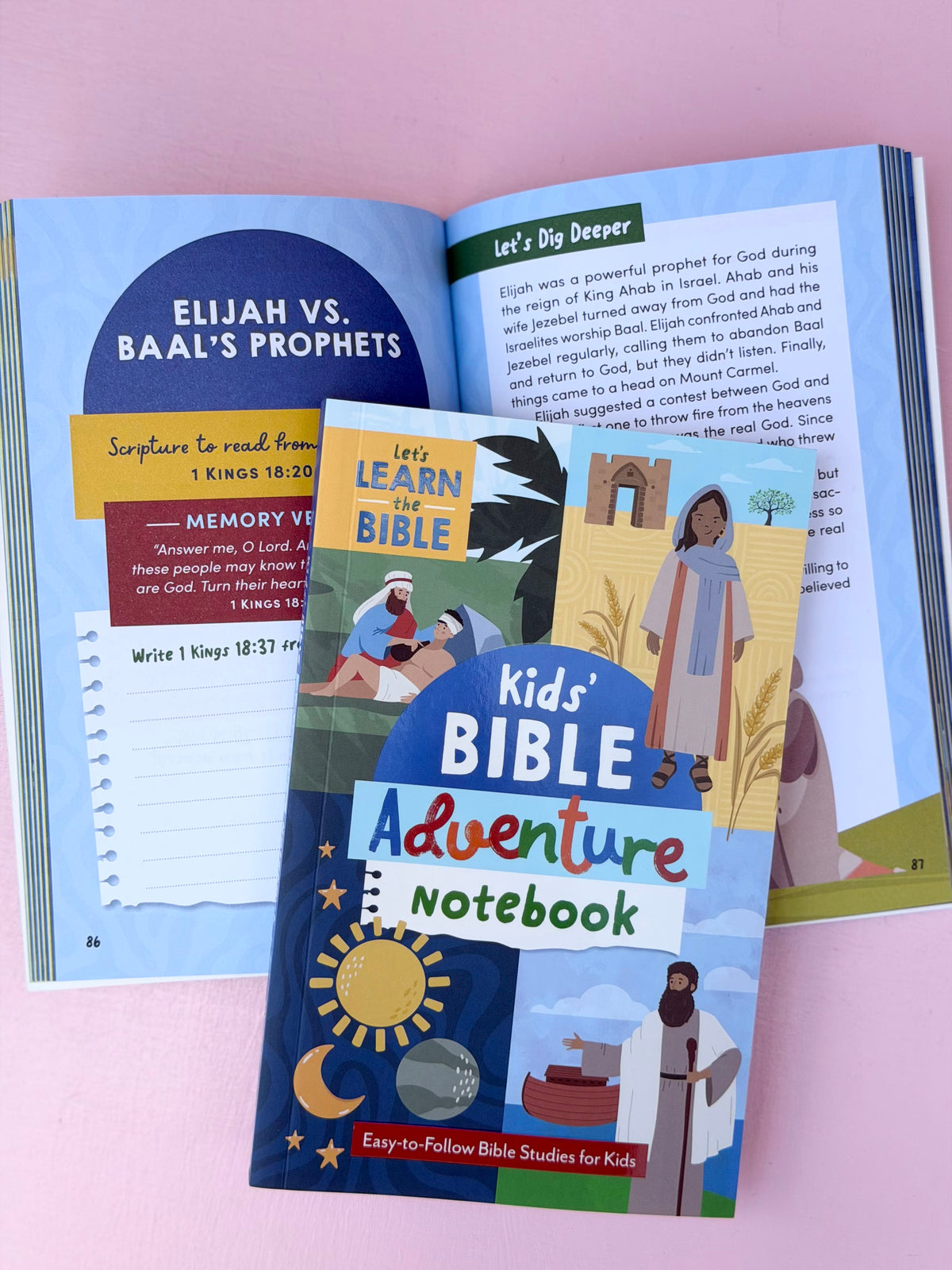 Kid's bible adventure notebook