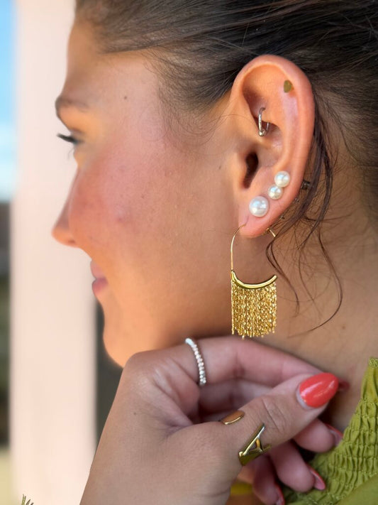 the felix fringe earrings