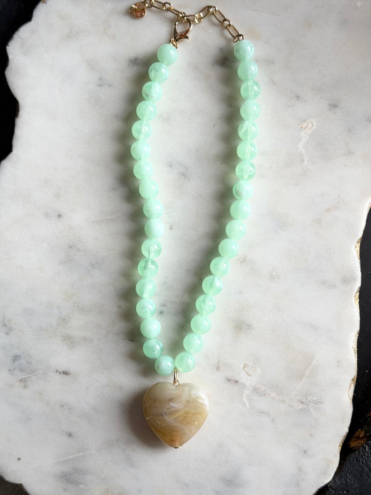 the mallory heart necklace