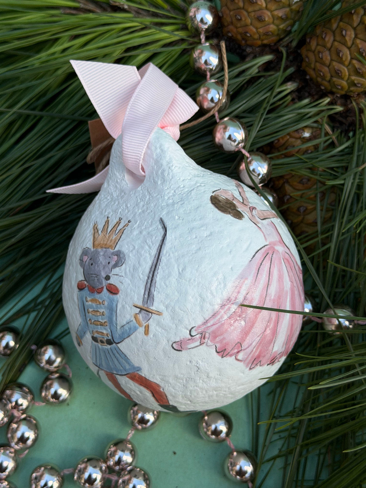 papier-mache ornaments - icons nutcracker